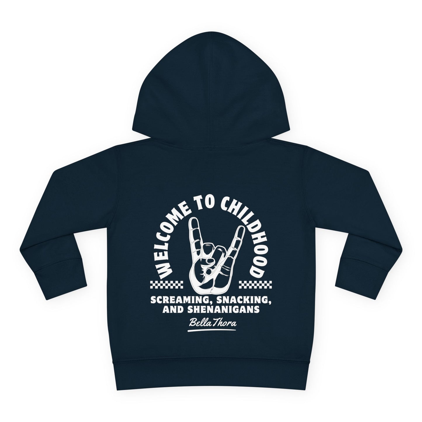 👶 WELCOME TO CHILDHOOD Toddler Pullover Hoodie-Hang Loose!