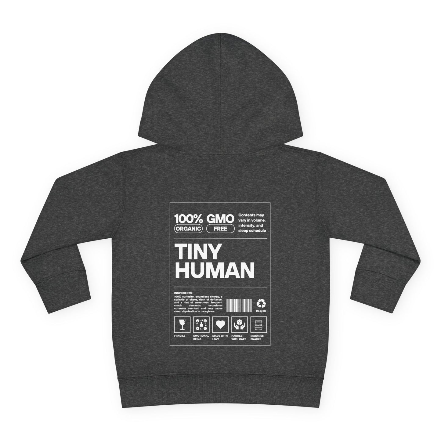 Tiny Human - Toddler Pullover Fleece Hoodie