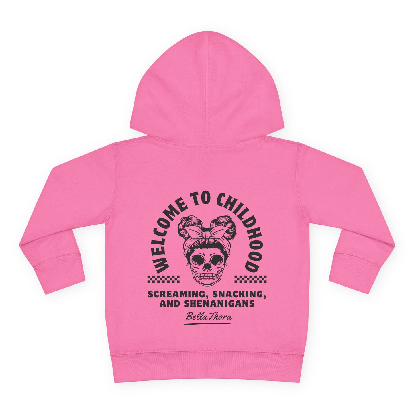 ππ€ WELCOME TO CHILDHOOD Toddler Hoodie - Screaming π±. Snacking πΏ. Shenanigans π