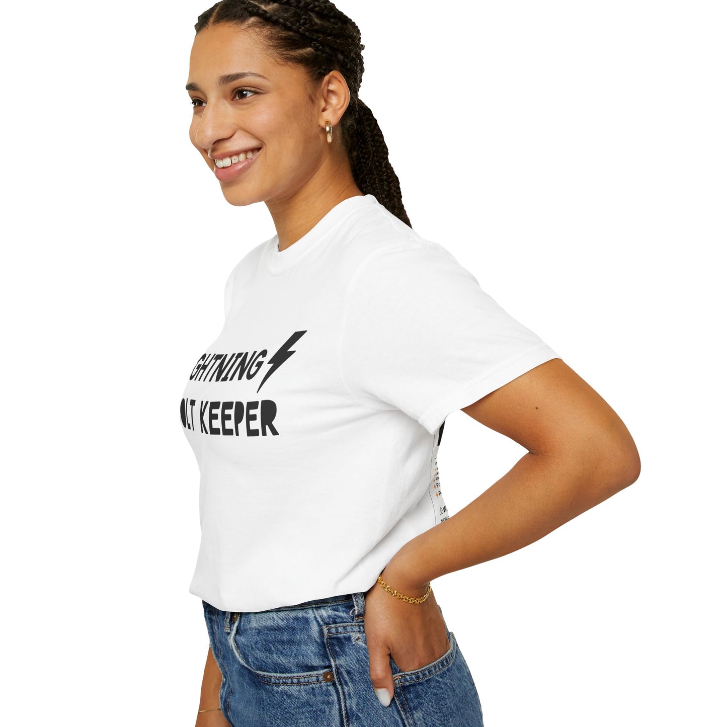 Lightning Bolt Keeper Parent Tee – Powered by Love & Caffeine! ⚡☕