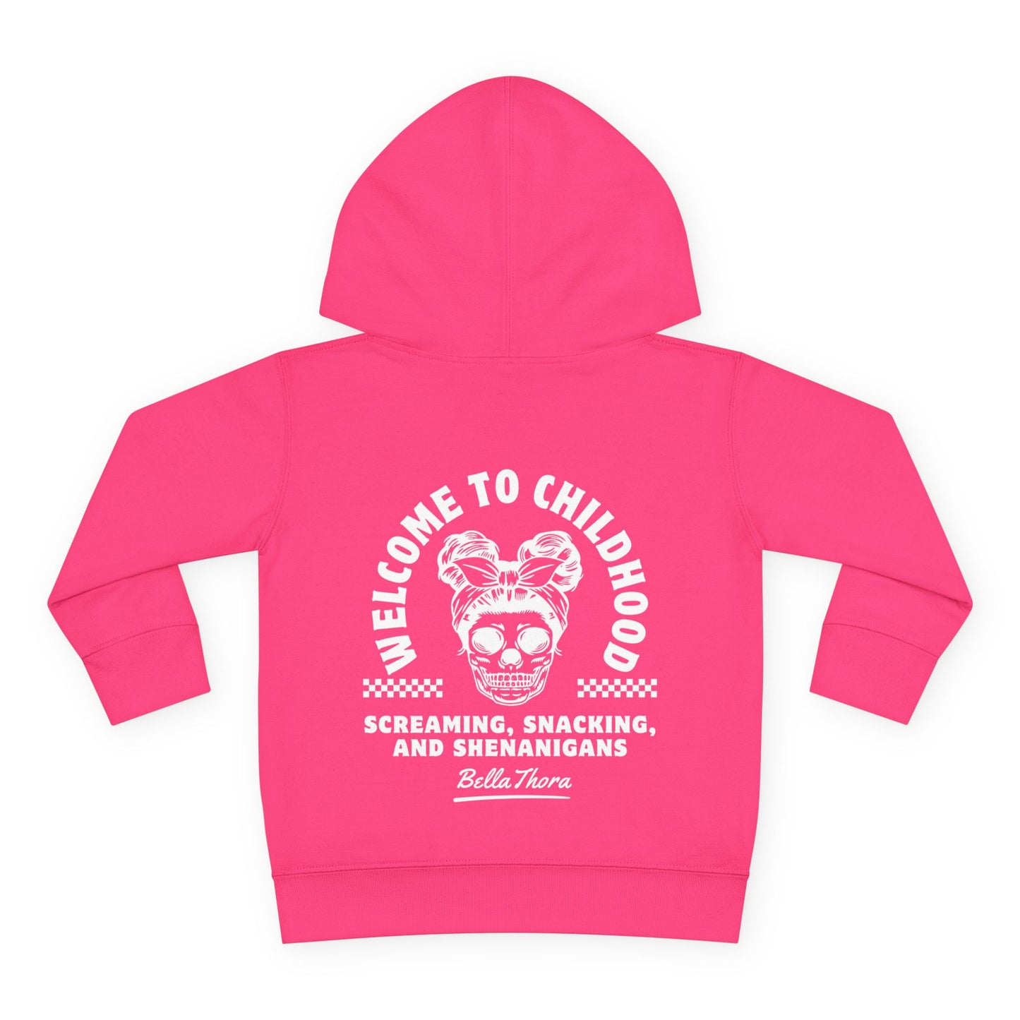 ππ€ WELCOME TO CHILDHOOD Toddler Hoodie - Screaming π±. Snacking πΏ. Shenanigans π