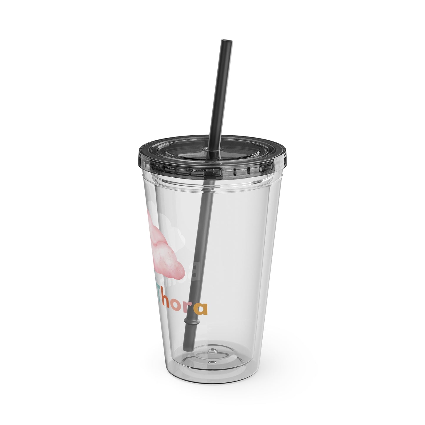 ☁️⚡ 16oz BELLA THORA LOGO TUMBLER – WHERE SWEET MEETS STRONG ⚡☁️