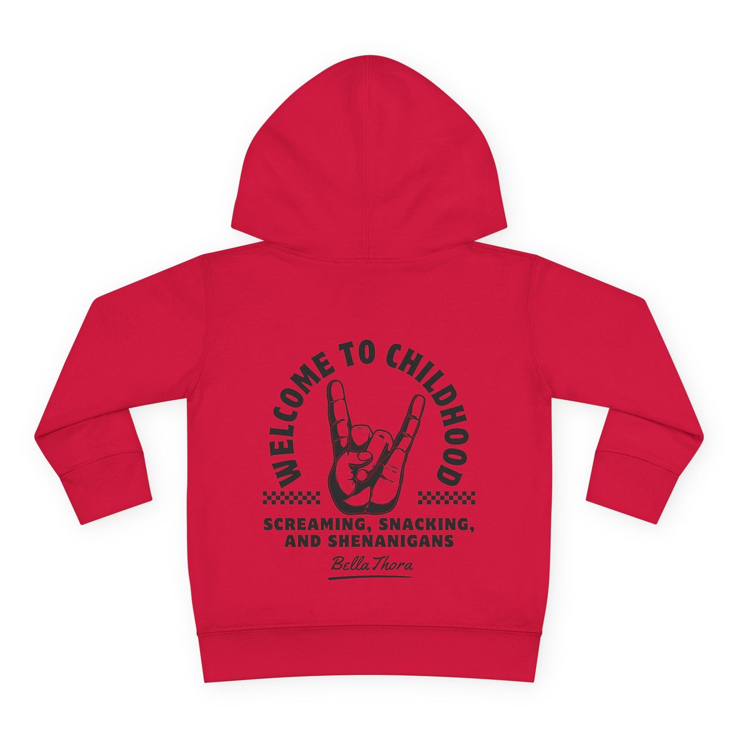 👶 WELCOME TO CHILDHOOD Toddler Pullover Hoodie-Hang Loose!
