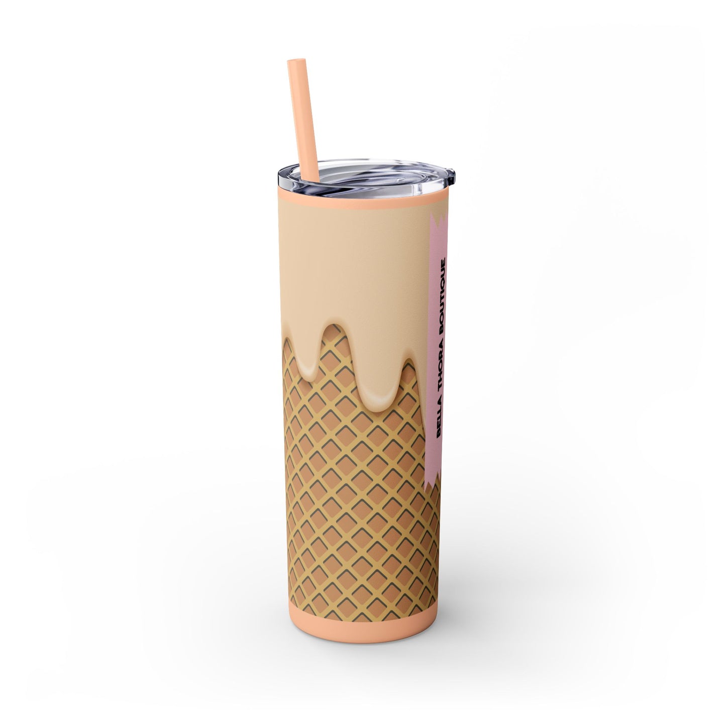 🍦Melt Happens – Ice Cream Cone Skinny Tumbler 🍦20oz