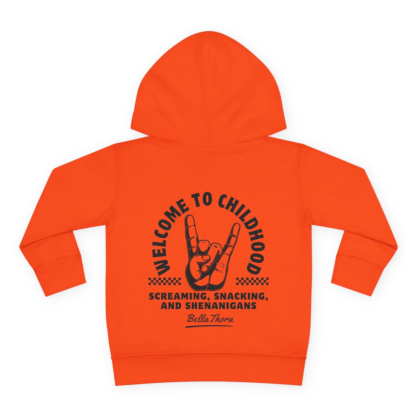 👶 WELCOME TO CHILDHOOD Toddler Pullover Hoodie-Hang Loose!