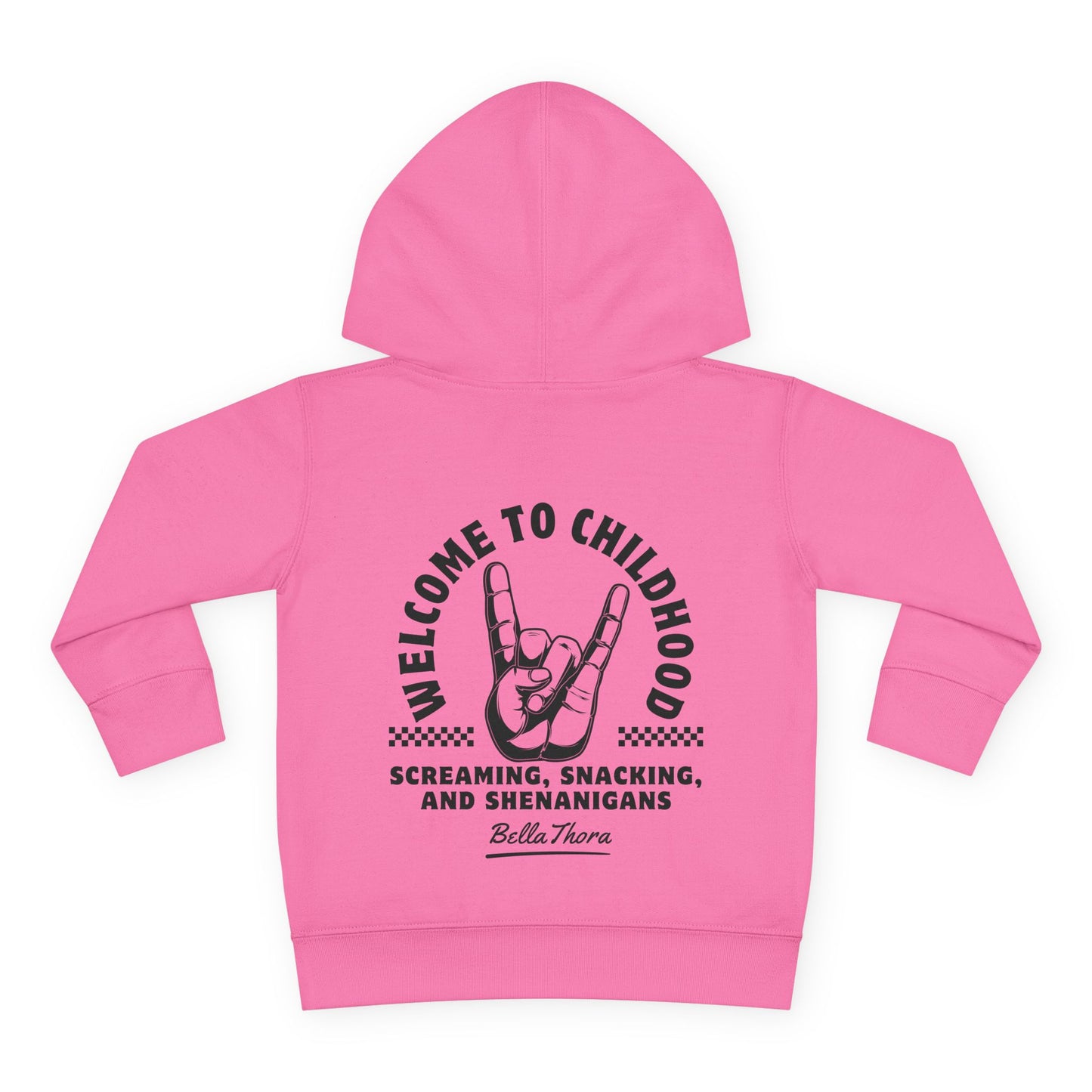 👶 WELCOME TO CHILDHOOD Toddler Pullover Hoodie-Hang Loose!