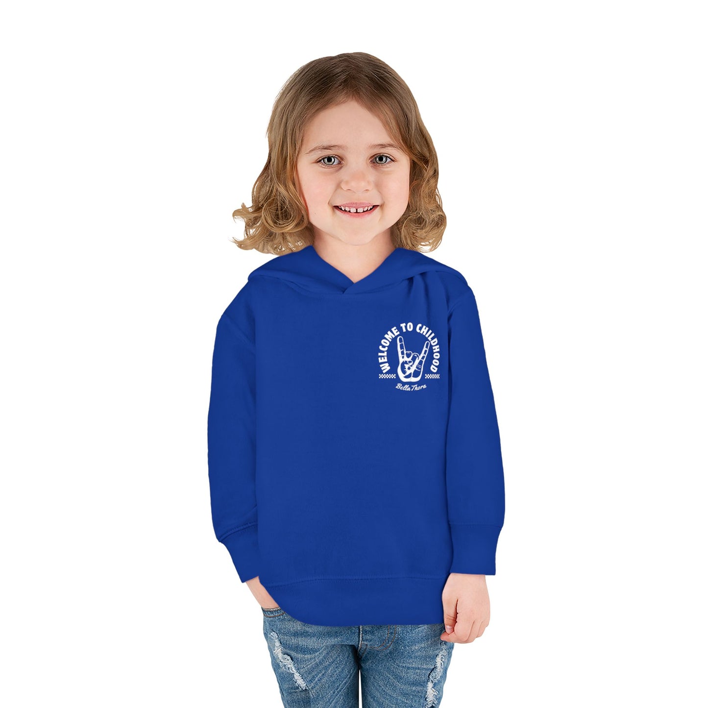 👶 WELCOME TO CHILDHOOD Toddler Pullover Hoodie-Hang Loose!