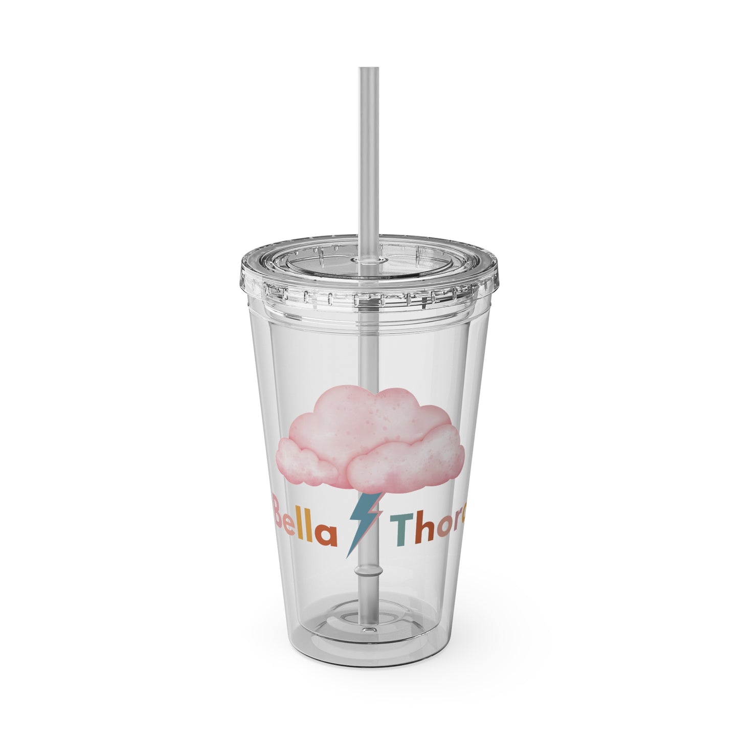 ☁️⚡ 16oz BELLA THORA LOGO TUMBLER – WHERE SWEET MEETS STRONG ⚡☁️