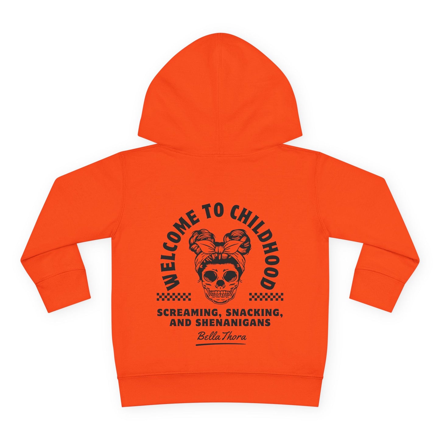 ππ€ WELCOME TO CHILDHOOD Toddler Hoodie - Screaming π±. Snacking πΏ. Shenanigans π