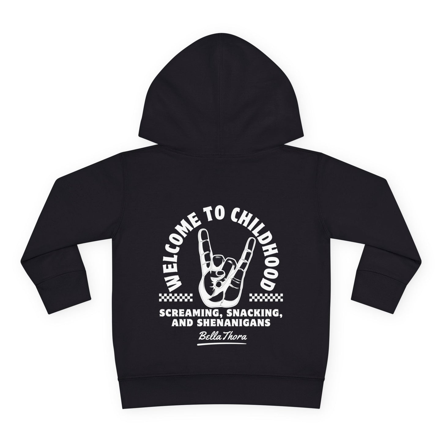 👶 WELCOME TO CHILDHOOD Toddler Pullover Hoodie-Hang Loose!