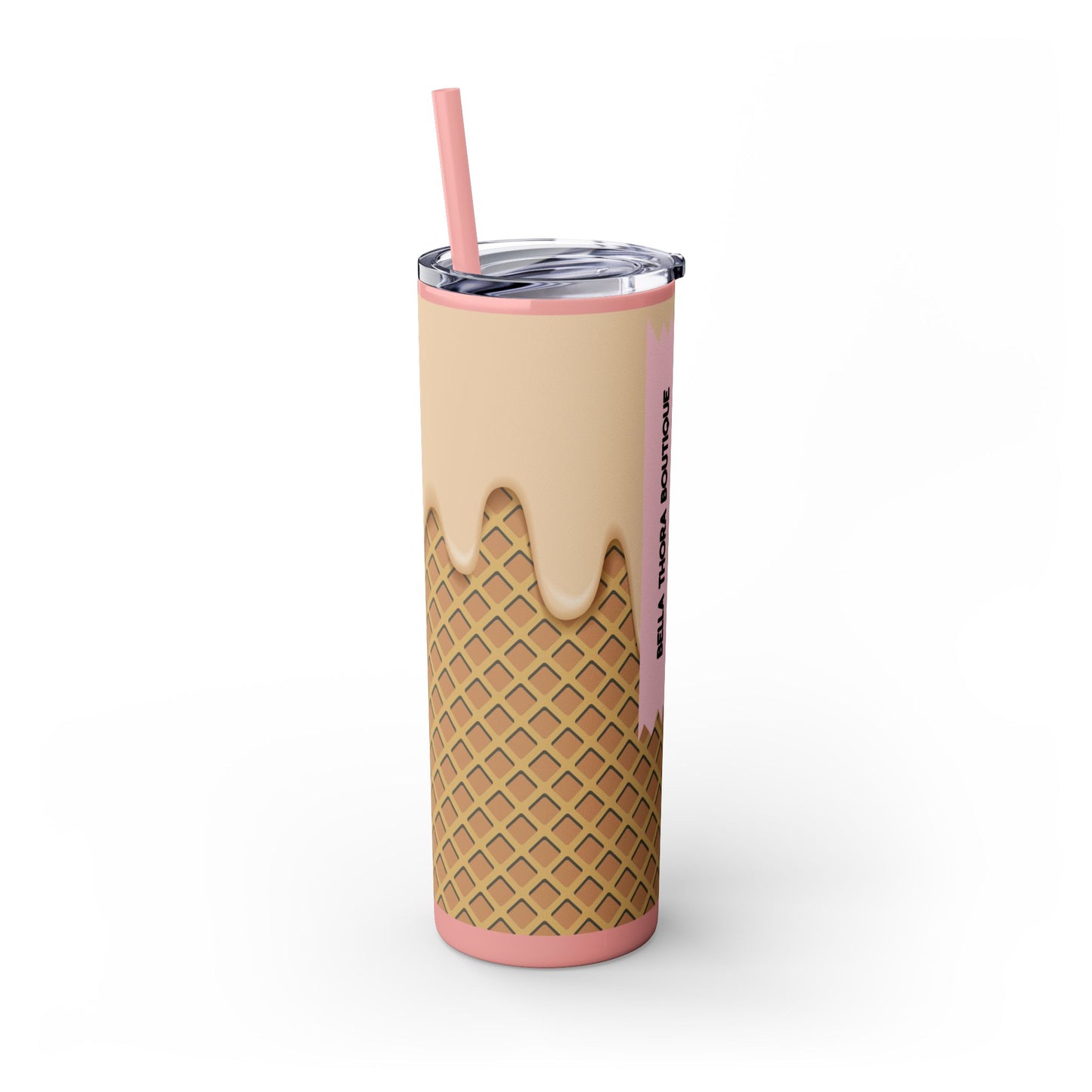 🍦Melt Happens – Ice Cream Cone Skinny Tumbler 🍦20oz