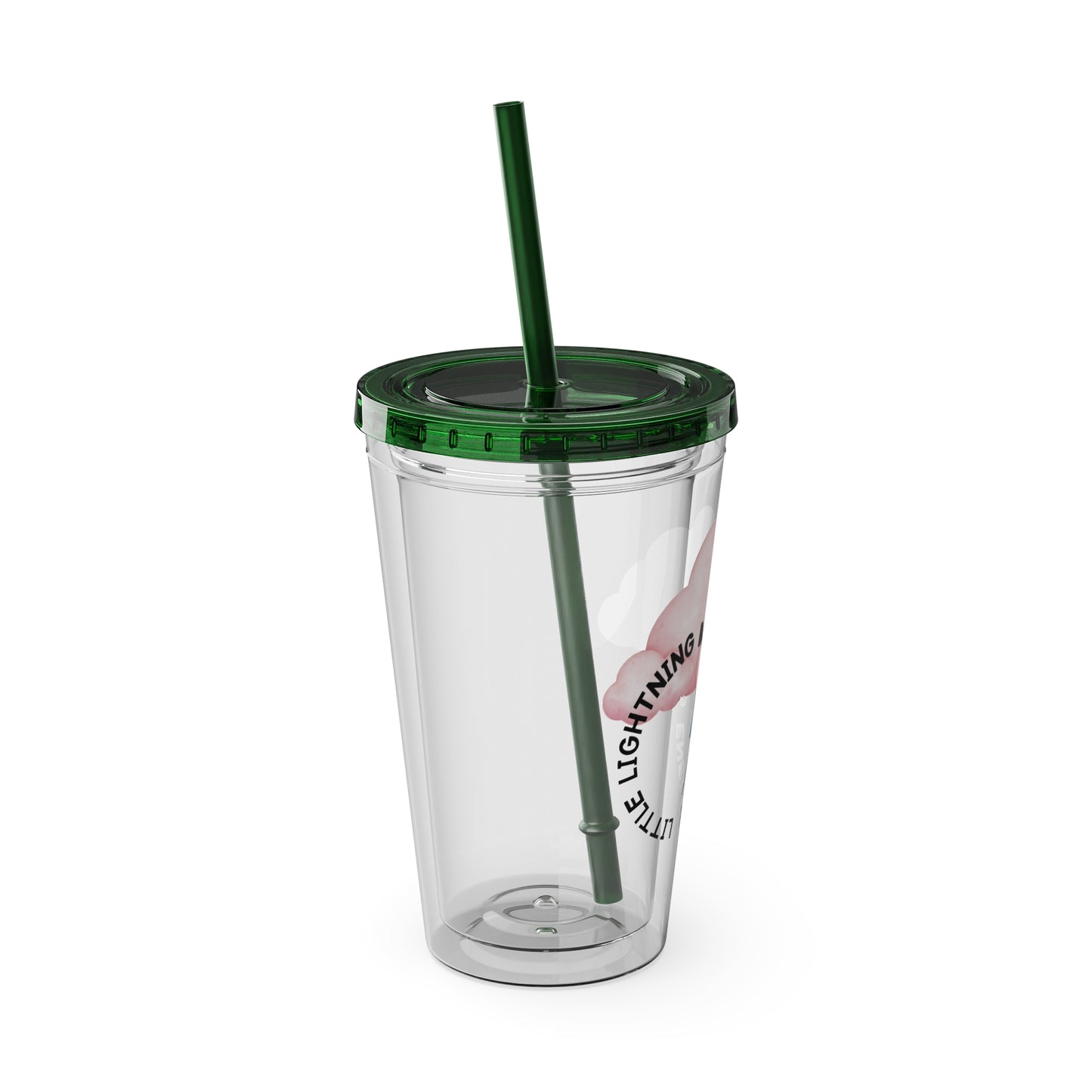 ⚡☁️ 16OZ LIGHTNING BOLT, BABY – TUMBLER WITH STRAW☁️⚡