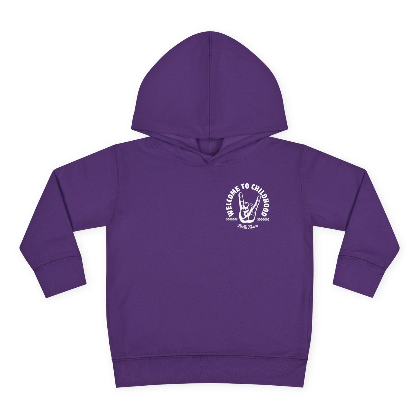 👶 WELCOME TO CHILDHOOD Toddler Pullover Hoodie-Hang Loose!