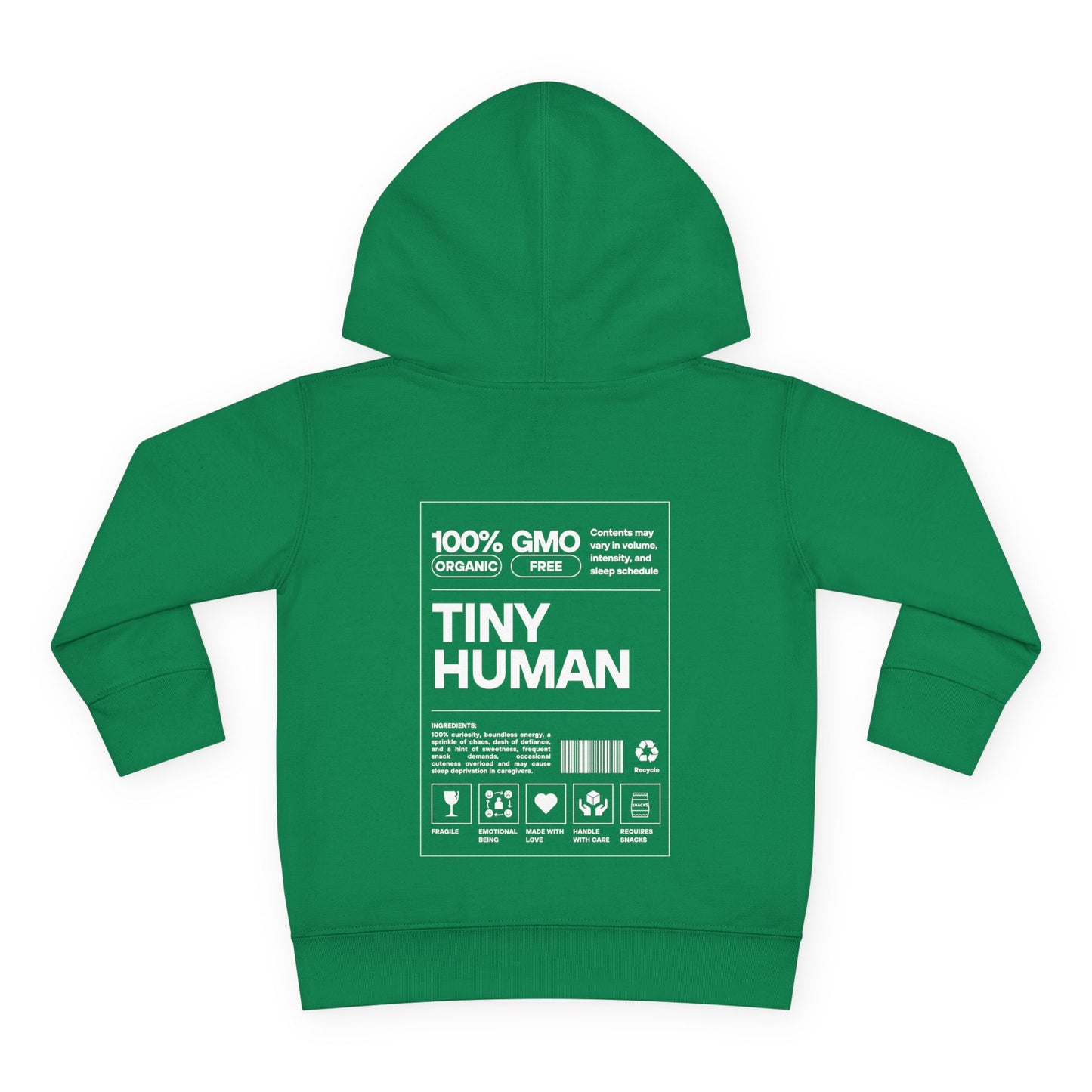 Tiny Human - Toddler Pullover Fleece Hoodie