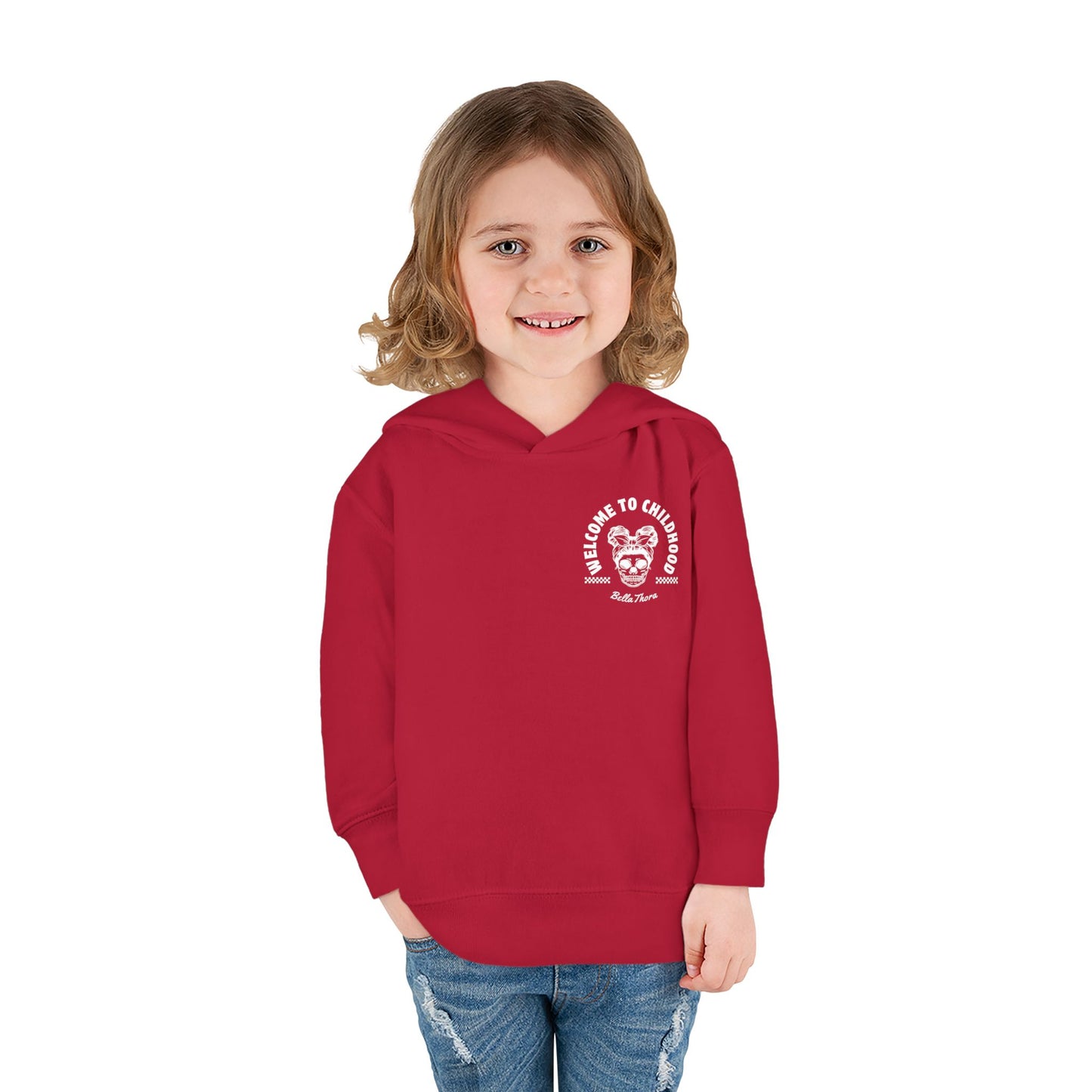 ππ€ WELCOME TO CHILDHOOD Toddler Hoodie - Screaming π±. Snacking πΏ. Shenanigans π