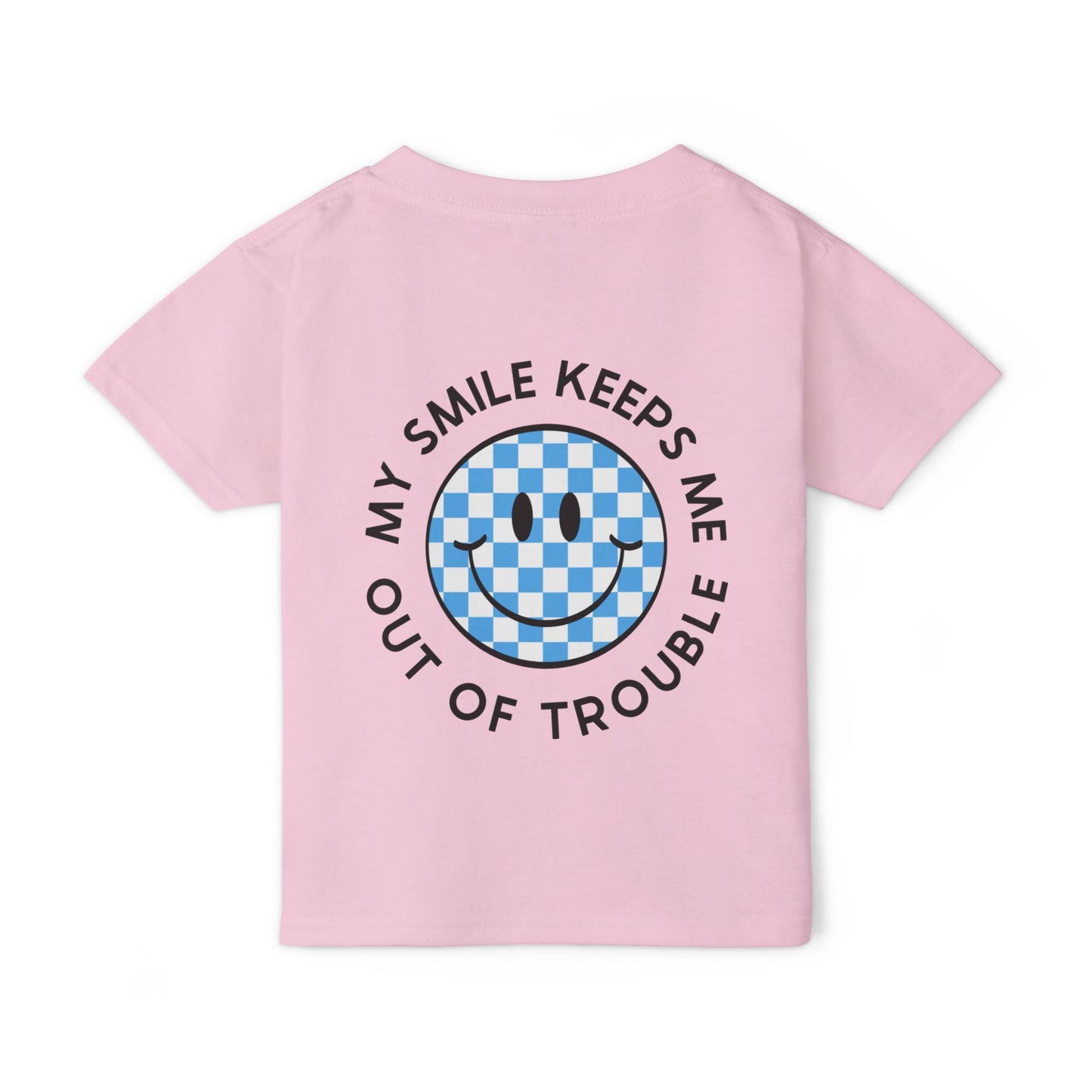 ππ MY SMILE KEEPS ME OUT OF TROUBLE β BLUE CHECKER EDITION ππ