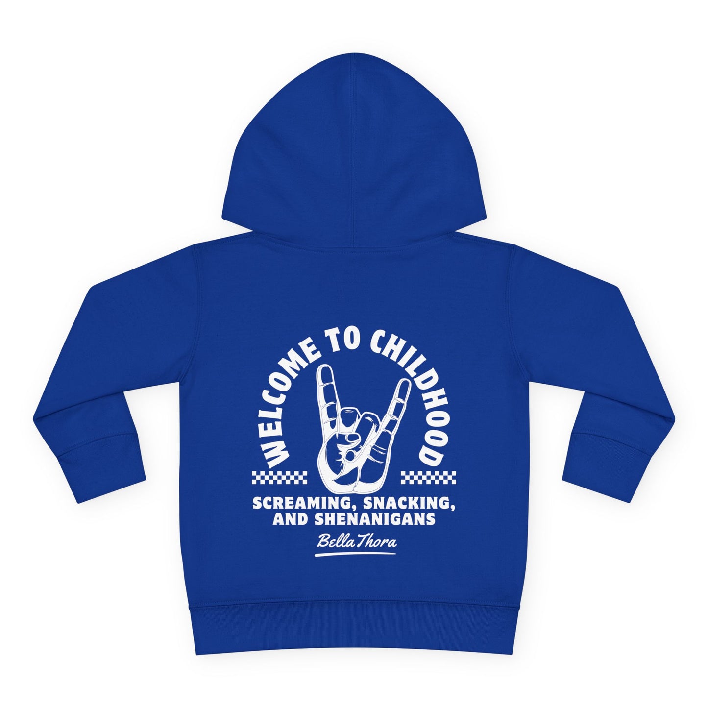 👶 WELCOME TO CHILDHOOD Toddler Pullover Hoodie-Hang Loose!