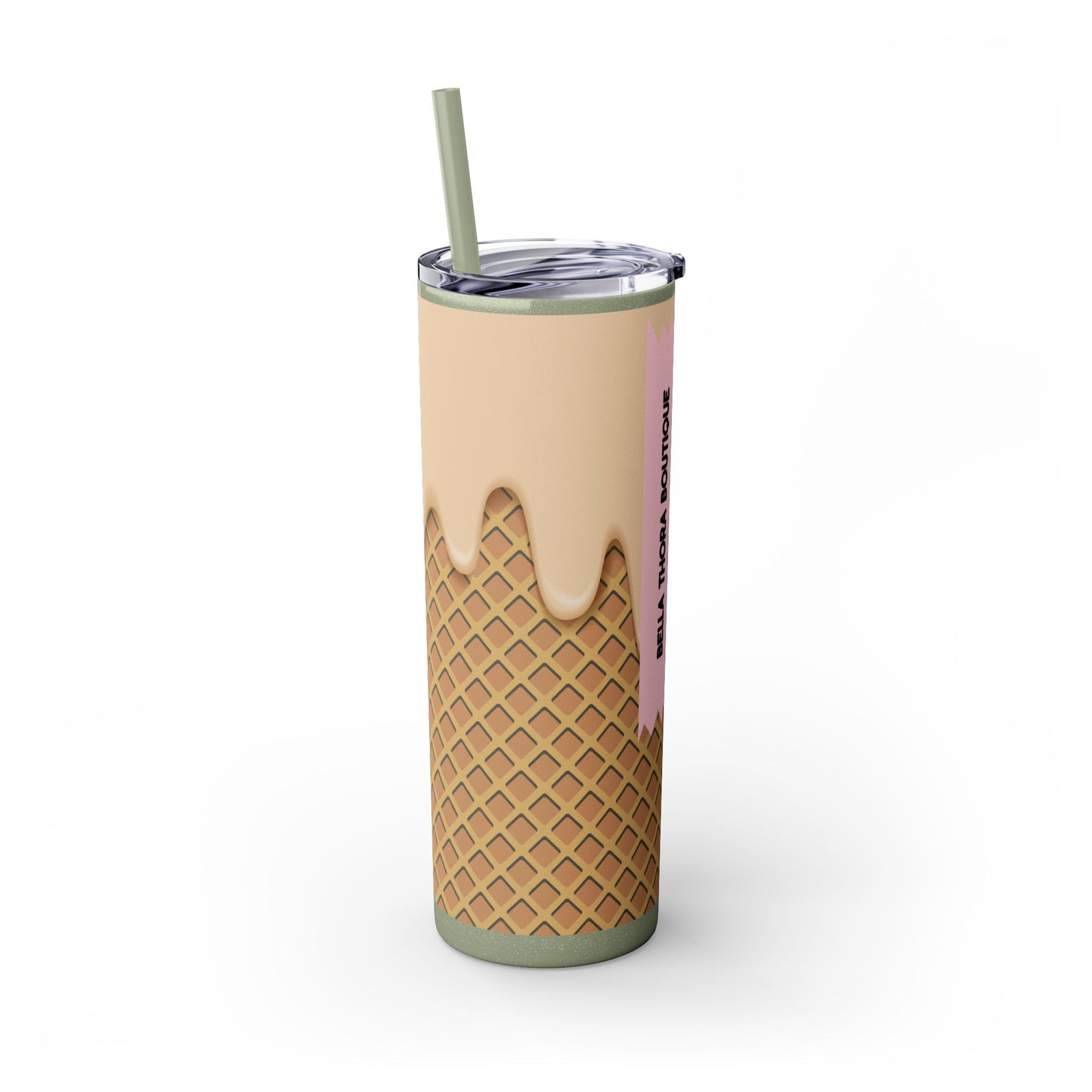 🍦Melt Happens – Ice Cream Cone Skinny Tumbler 🍦20oz