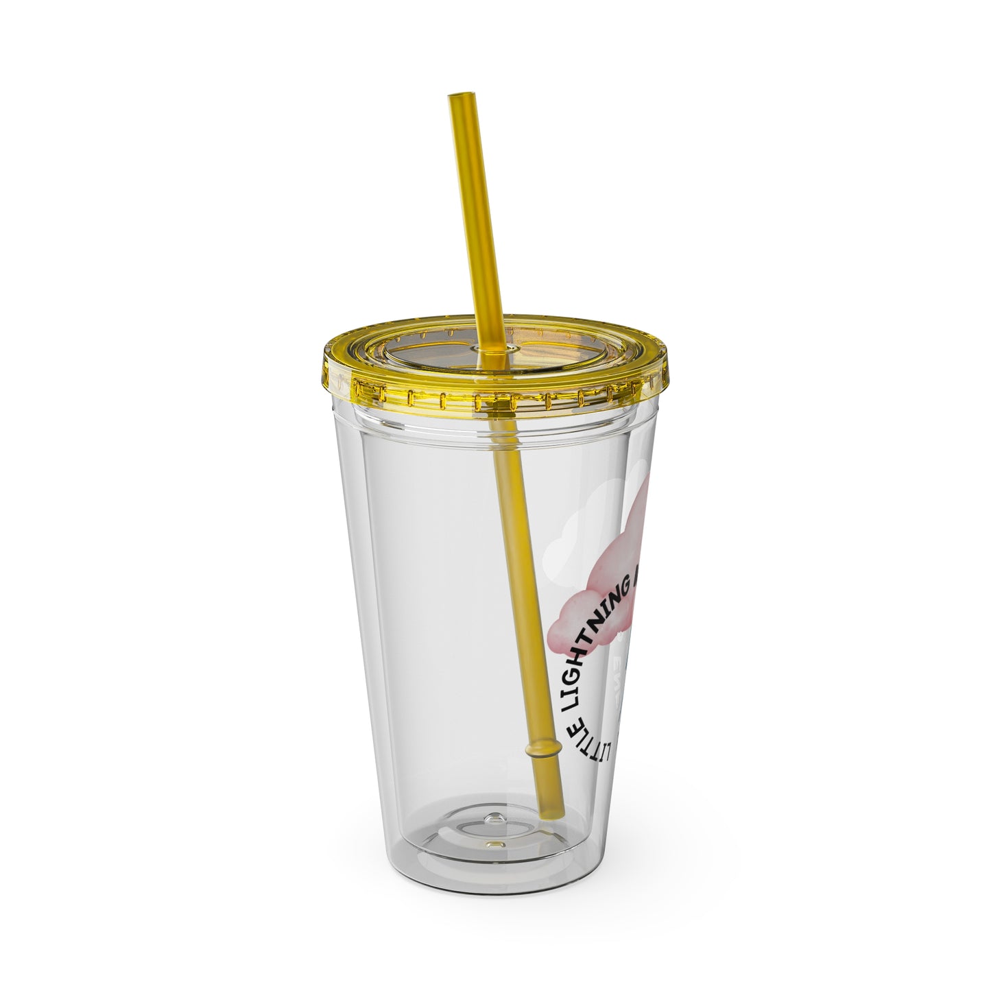 ⚡☁️ 16OZ LIGHTNING BOLT, BABY – TUMBLER WITH STRAW☁️⚡