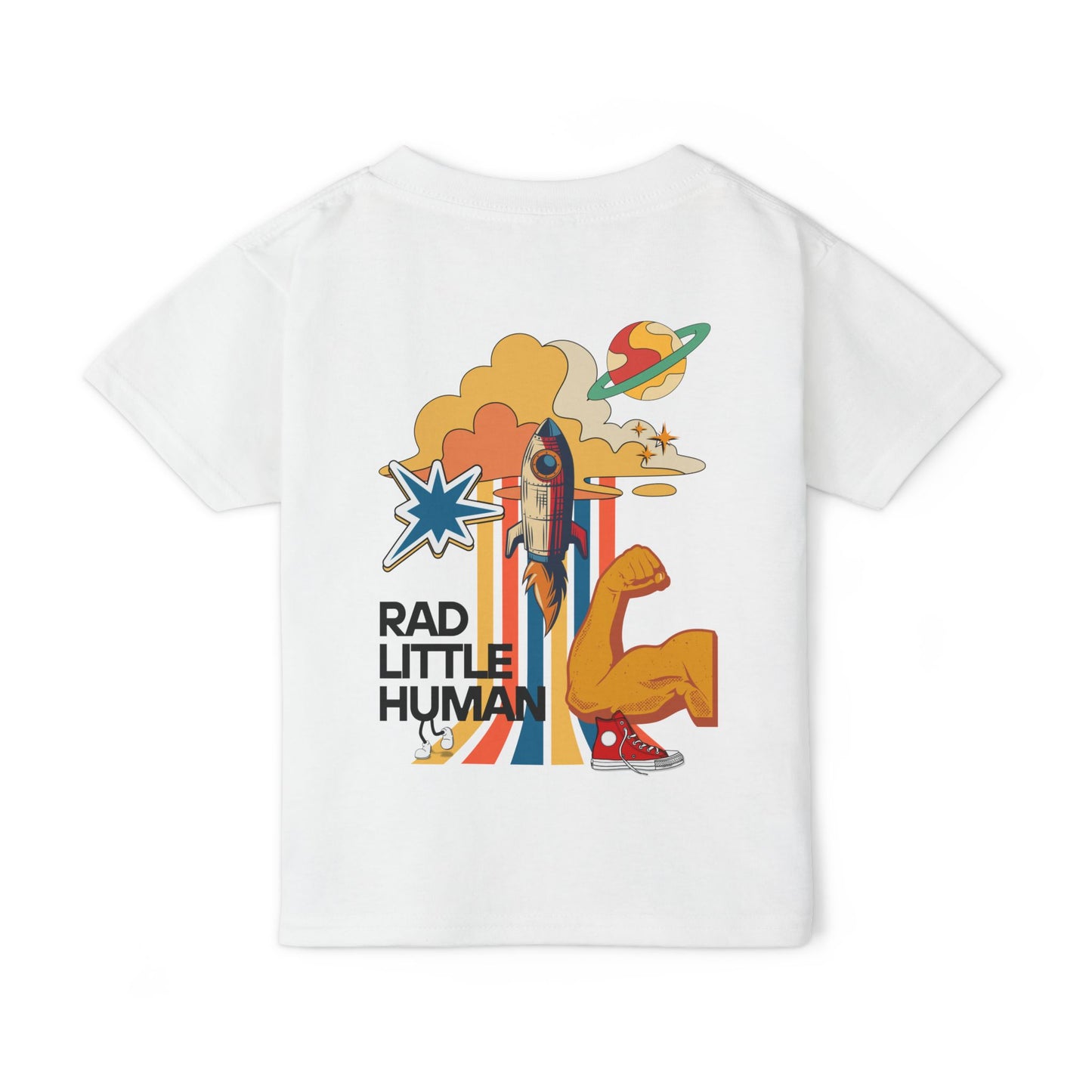 ππ₯ RAD LITTLE HUMAN β FOR THE KIDS WHO RULE THE UNIVERSE! π₯π- Cute Toddler T-Shirt -