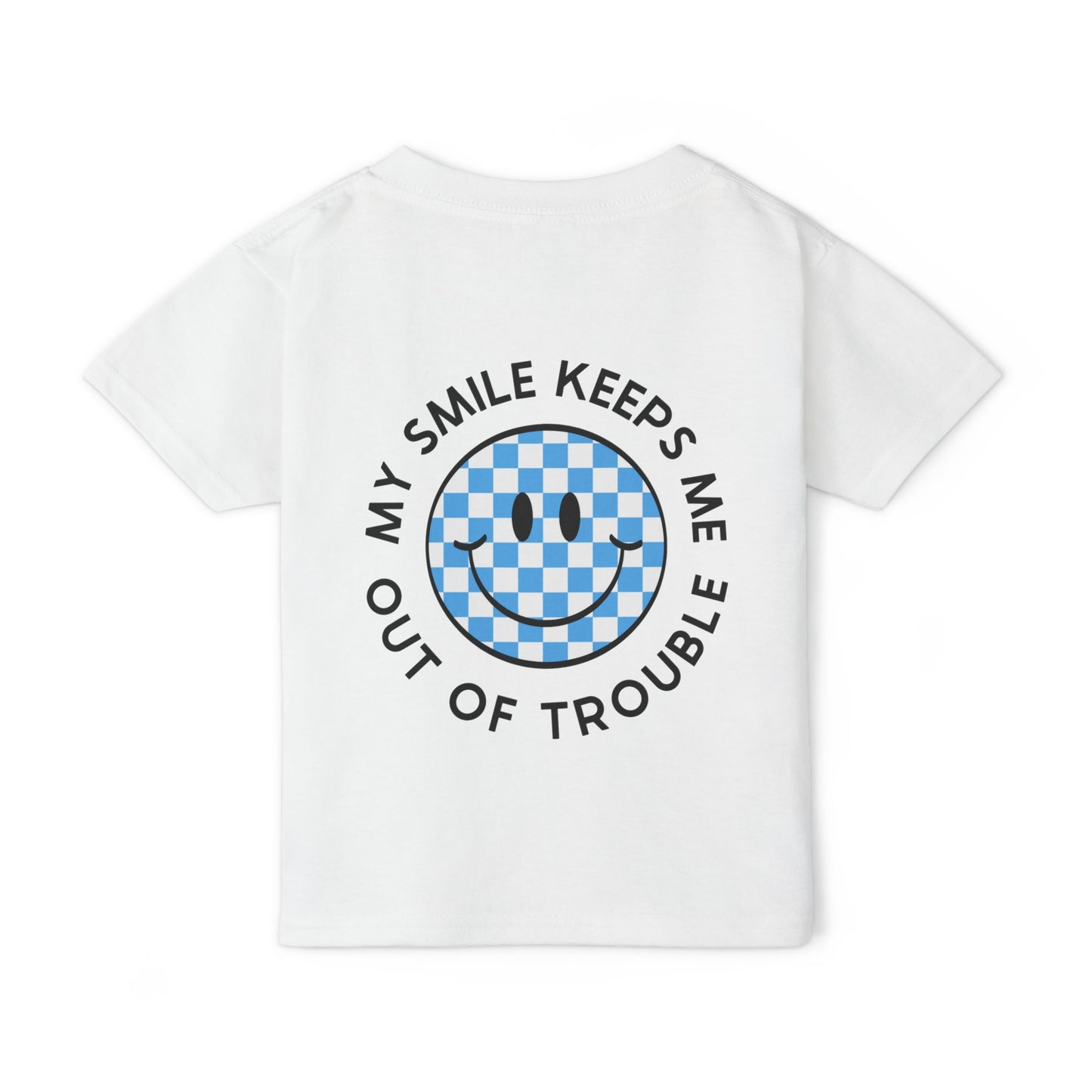 ππ MY SMILE KEEPS ME OUT OF TROUBLE β BLUE CHECKER EDITION ππ