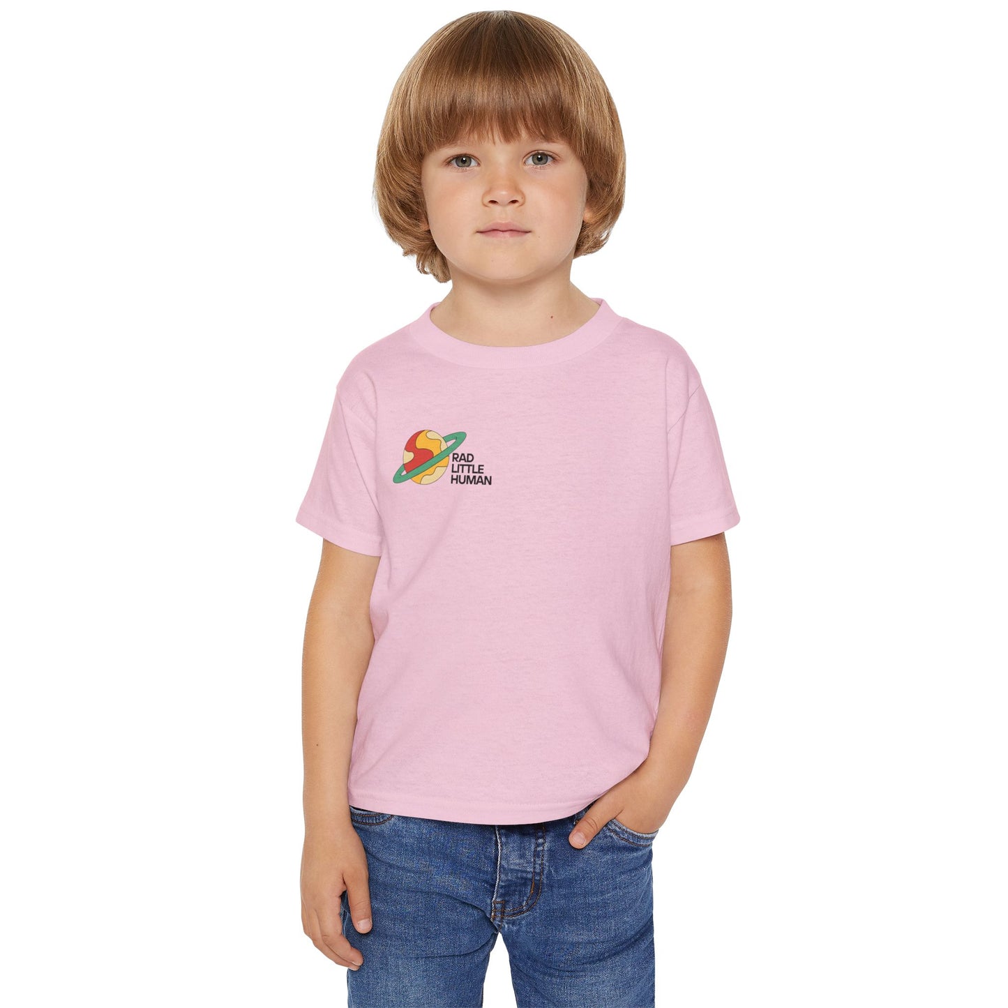 ππ₯ RAD LITTLE HUMAN β FOR THE KIDS WHO RULE THE UNIVERSE! π₯π- Cute Toddler T-Shirt -