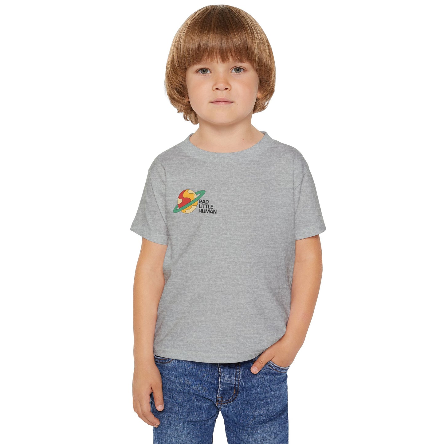 ππ₯ RAD LITTLE HUMAN β FOR THE KIDS WHO RULE THE UNIVERSE! π₯π- Cute Toddler T-Shirt -