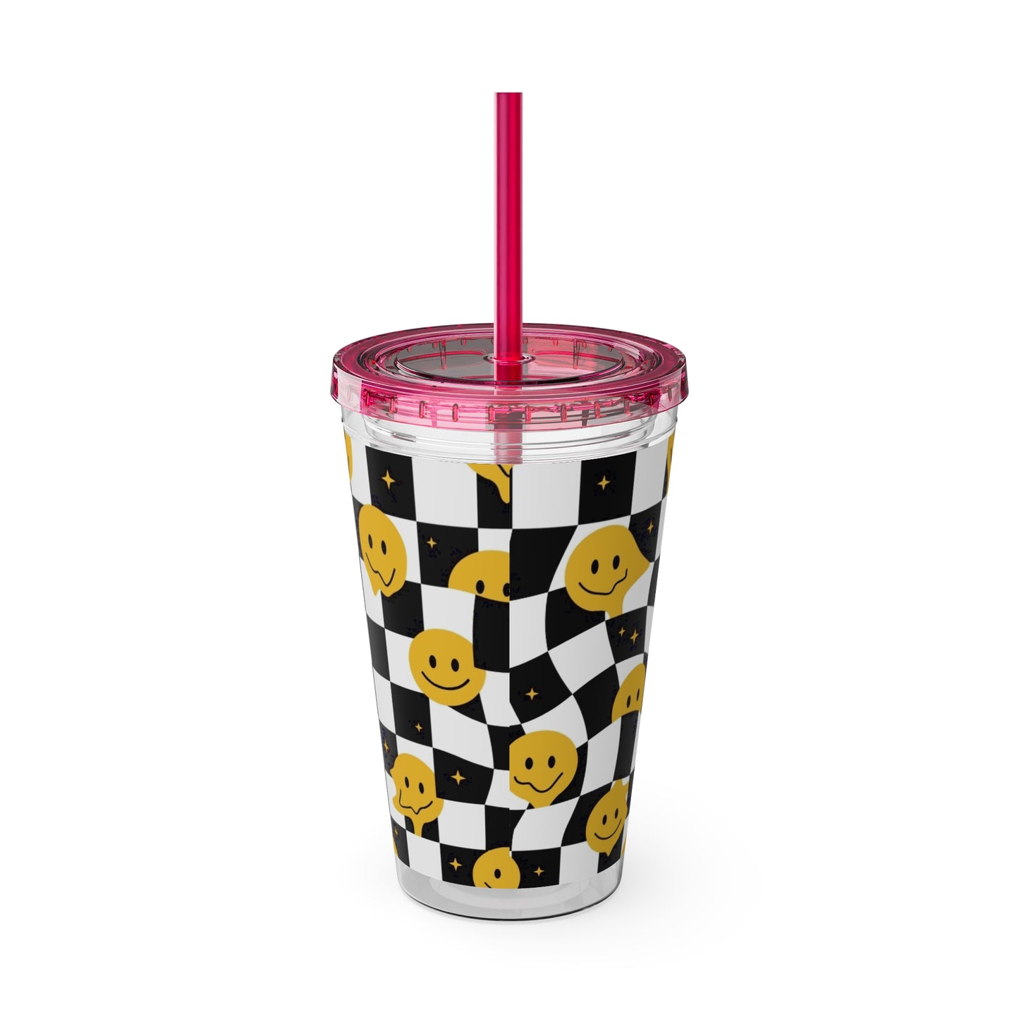 🖤⚡ MAMMA’S TROUBLE MAKER 16 OZ STRAW TUMBLER – CHAOS WITH A SMILE ⚡🖤