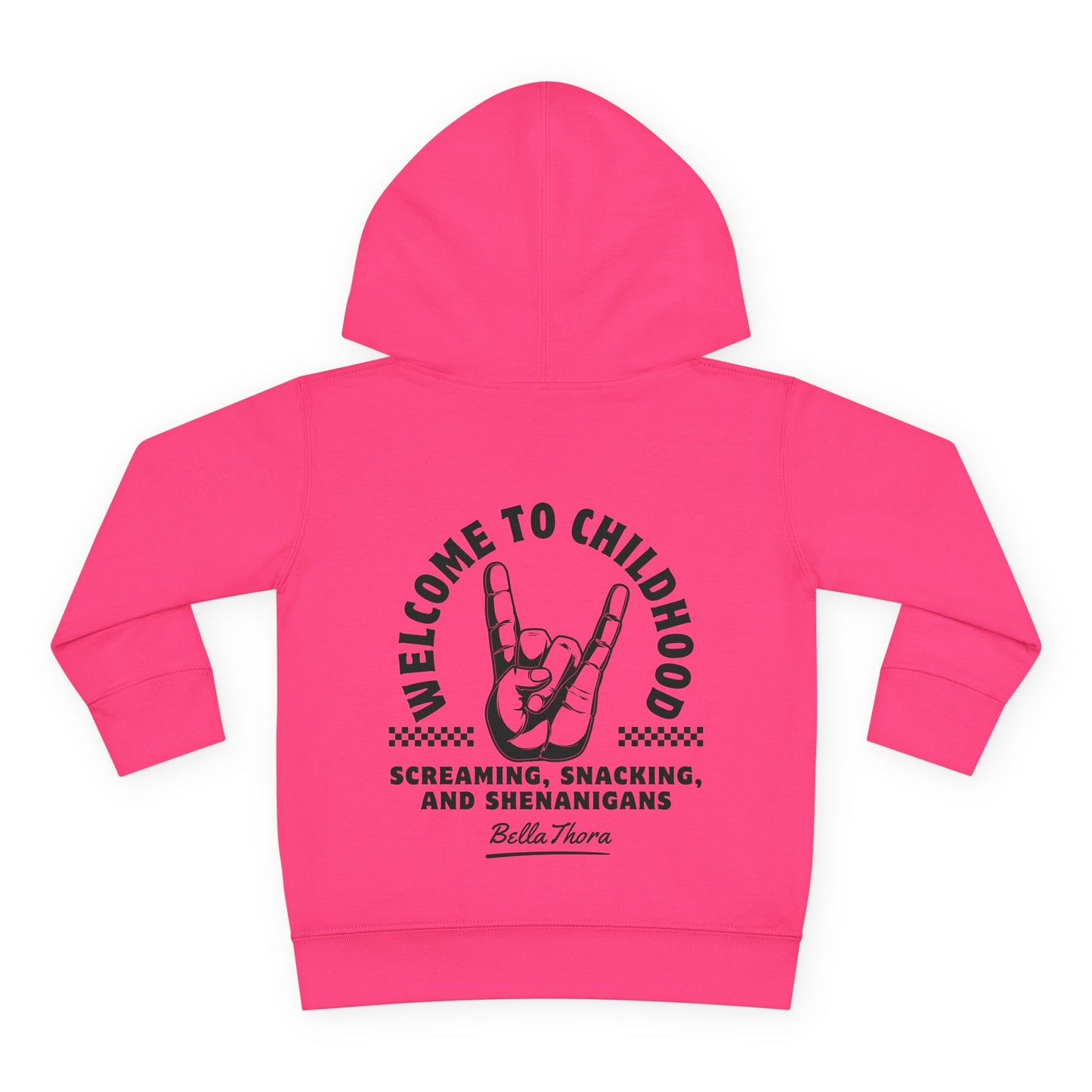 👶 WELCOME TO CHILDHOOD Toddler Pullover Hoodie-Hang Loose!