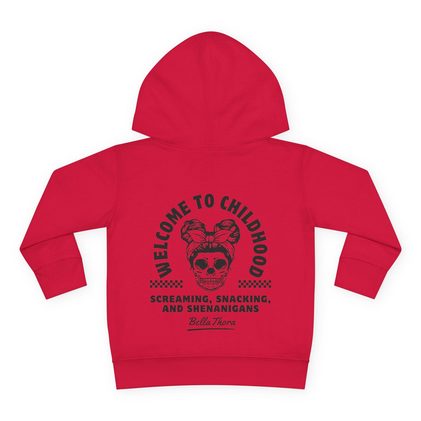 ππ€ WELCOME TO CHILDHOOD Toddler Hoodie - Screaming π±. Snacking πΏ. Shenanigans π