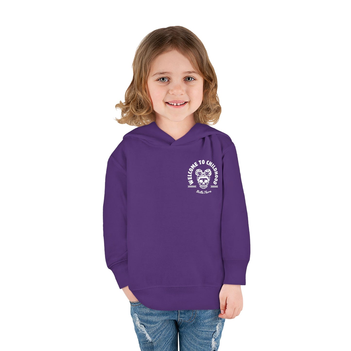 ππ€ WELCOME TO CHILDHOOD Toddler Hoodie - Screaming π±. Snacking πΏ. Shenanigans π