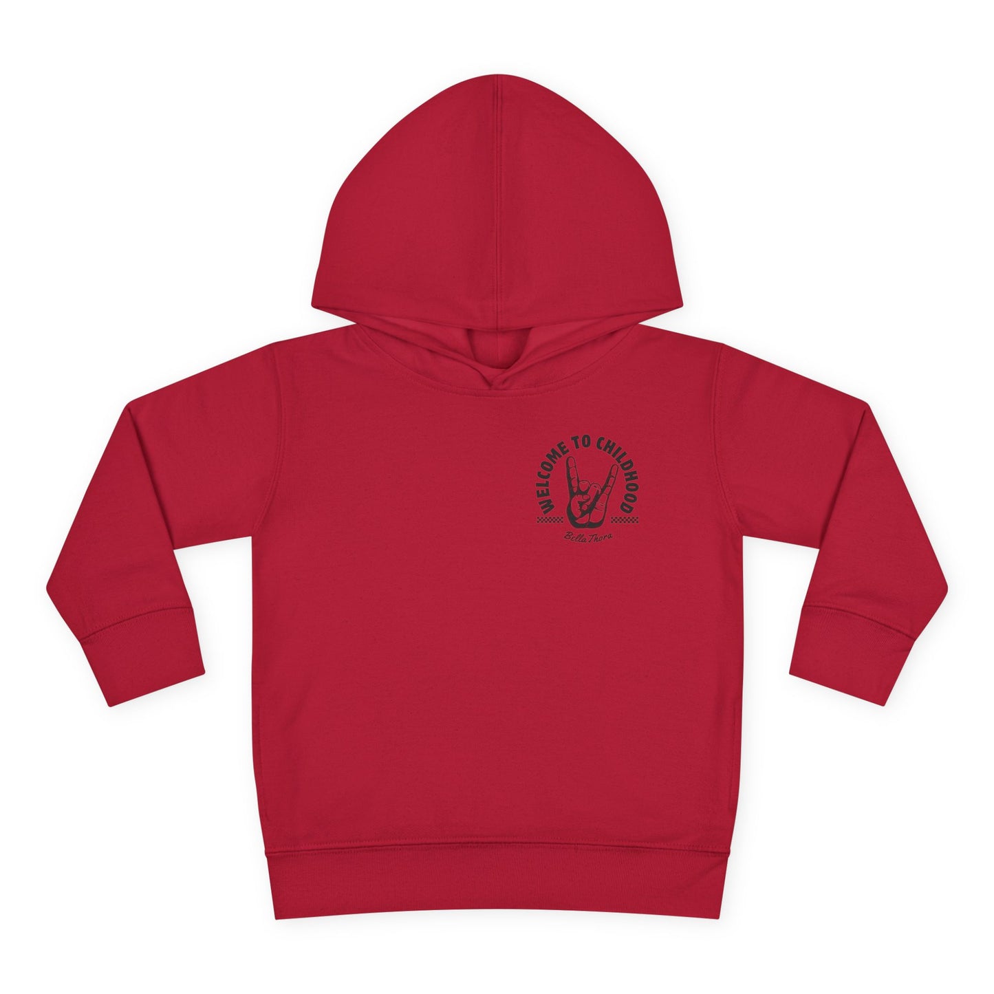 👶 WELCOME TO CHILDHOOD Toddler Pullover Hoodie-Hang Loose!