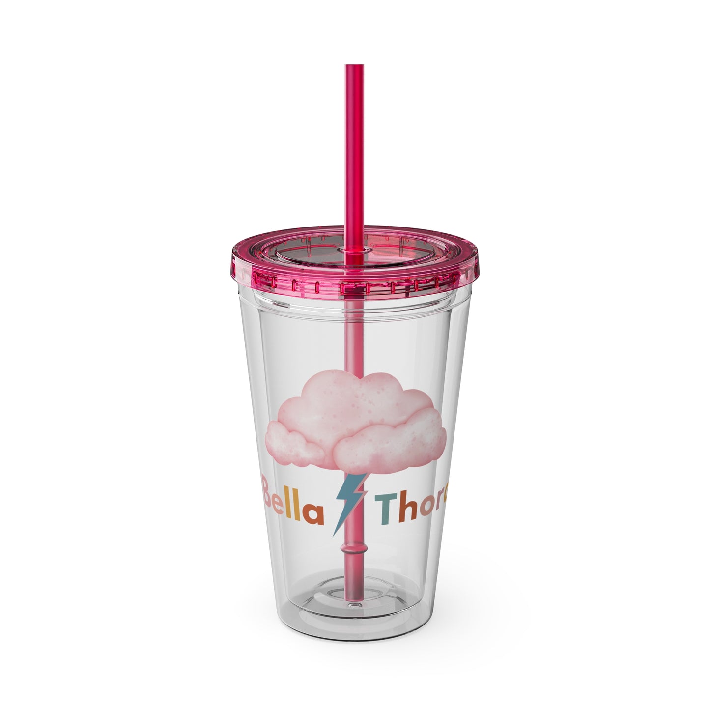 ☁️⚡ 16oz BELLA THORA LOGO TUMBLER – WHERE SWEET MEETS STRONG ⚡☁️