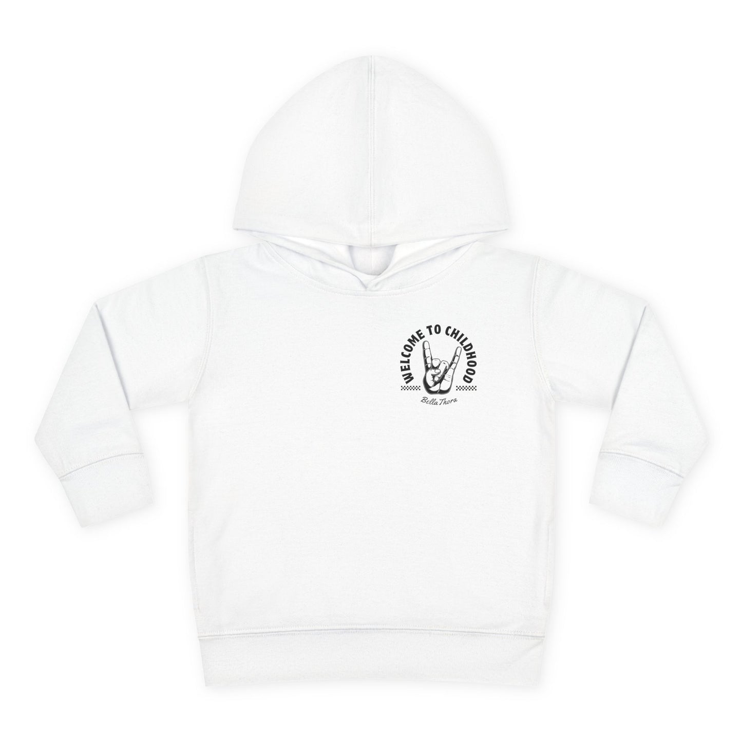 👶 WELCOME TO CHILDHOOD Toddler Pullover Hoodie-Hang Loose!