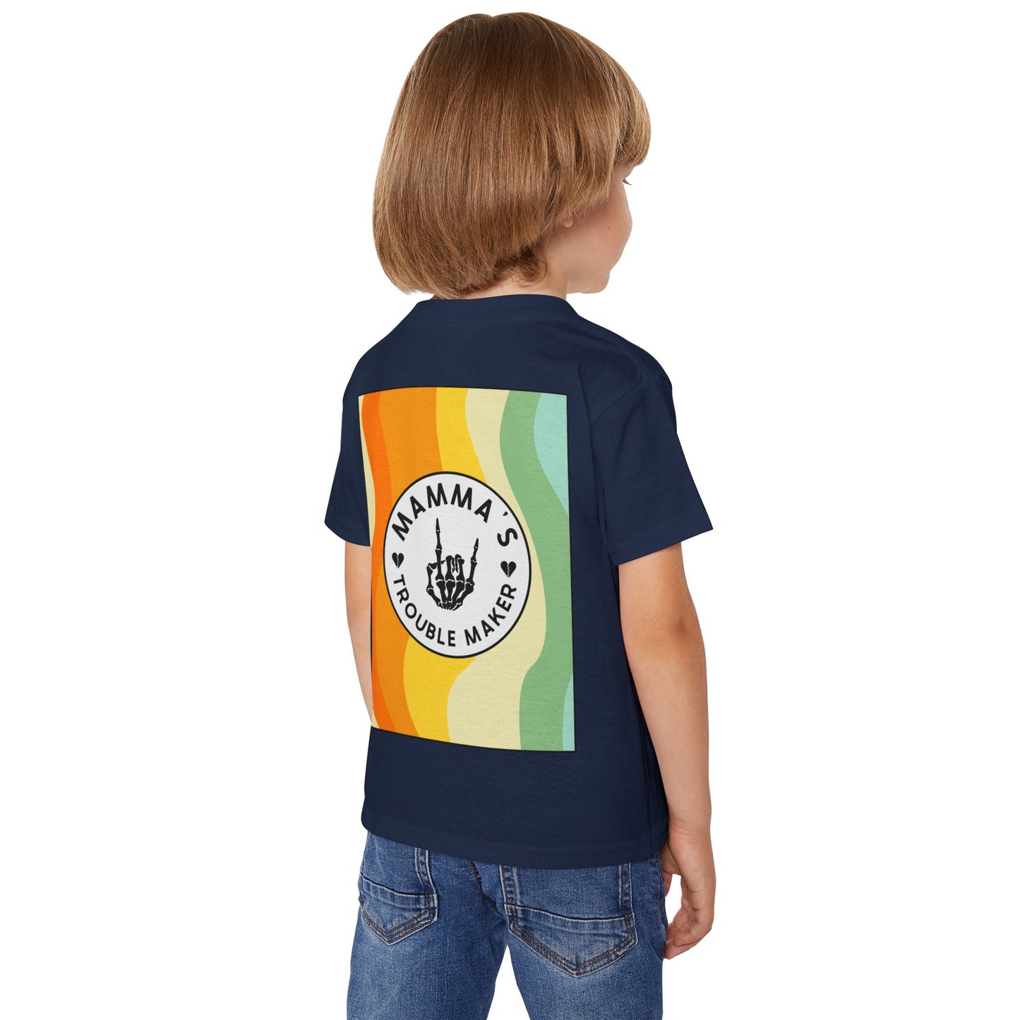 Mamma’s Trouble Maker Toddler Tee – A Little Wild, A Lot of Fun! 🌈🔥