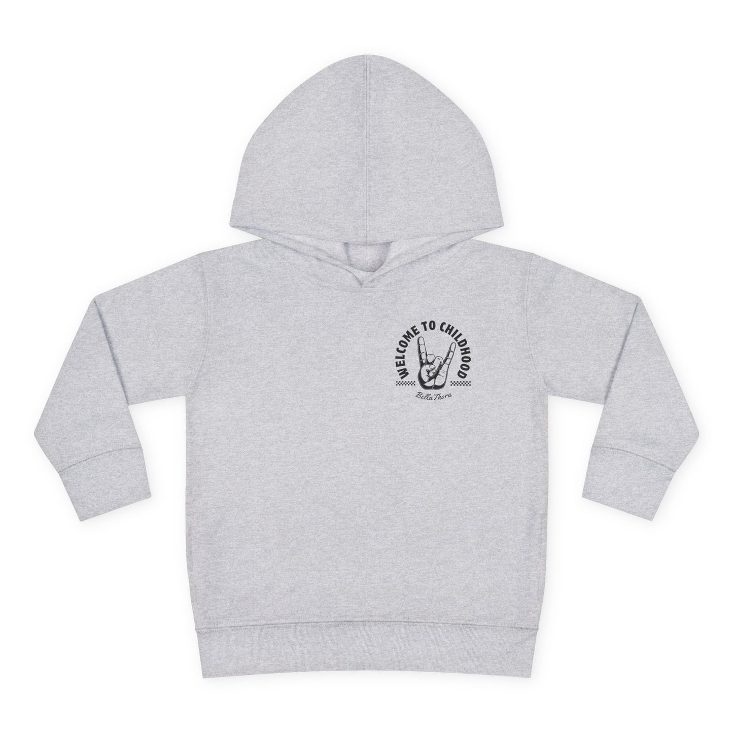 👶 WELCOME TO CHILDHOOD Toddler Pullover Hoodie-Hang Loose!