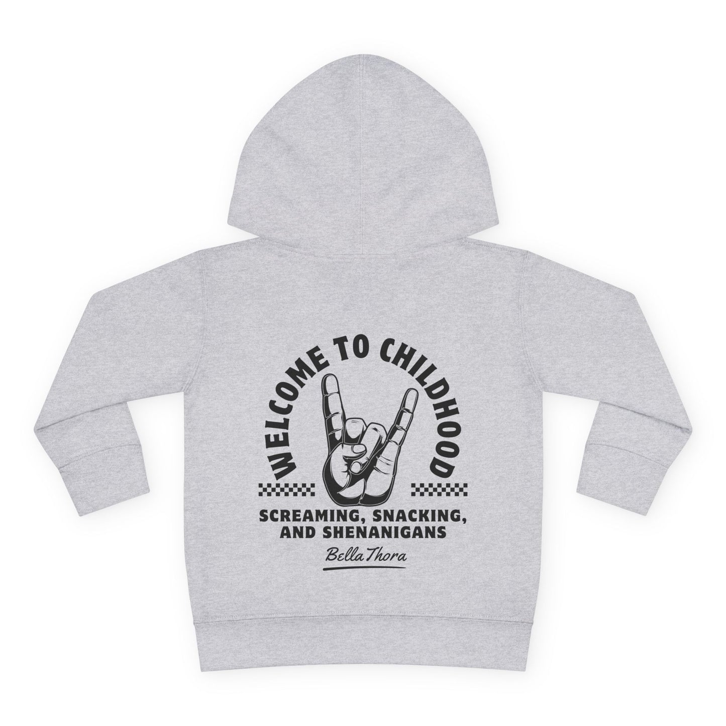👶 WELCOME TO CHILDHOOD Toddler Pullover Hoodie-Hang Loose!