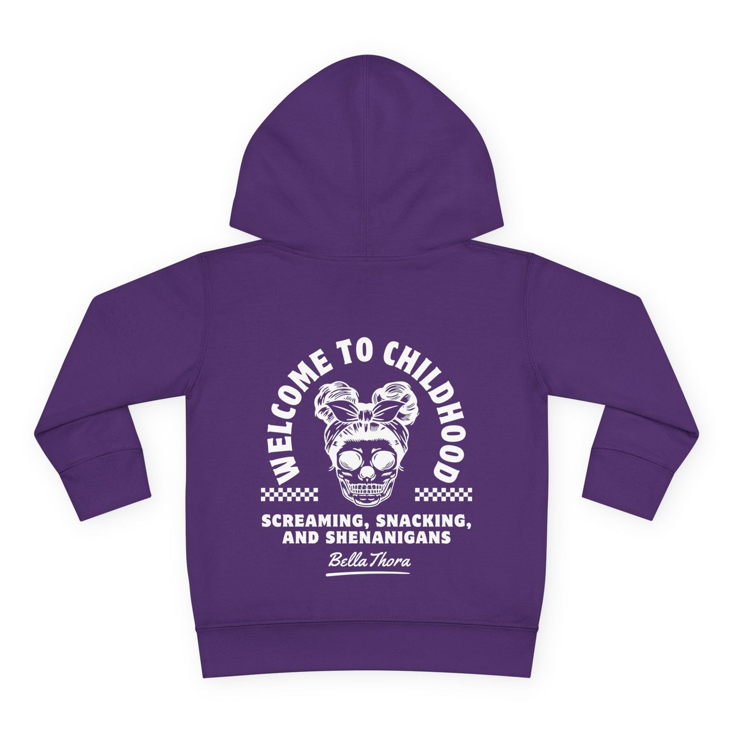 ππ€ WELCOME TO CHILDHOOD Toddler Hoodie - Screaming π±. Snacking πΏ. Shenanigans π