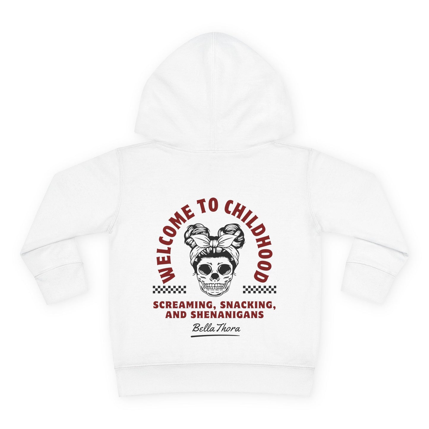 ππ€ WELCOME TO CHILDHOOD Toddler Hoodie - Screaming π±. Snacking πΏ. Shenanigans π