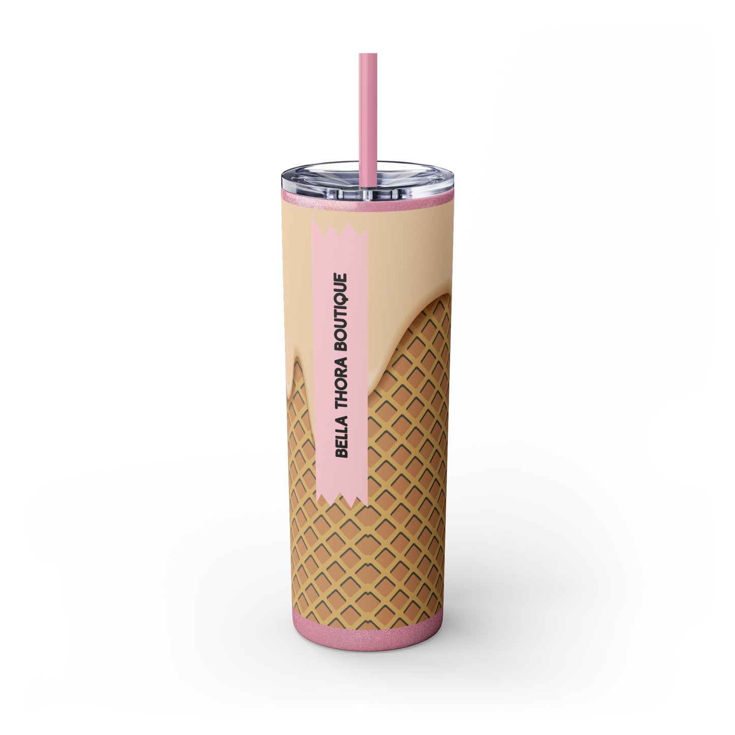 🍦Melt Happens – Ice Cream Cone Skinny Tumbler 🍦20oz