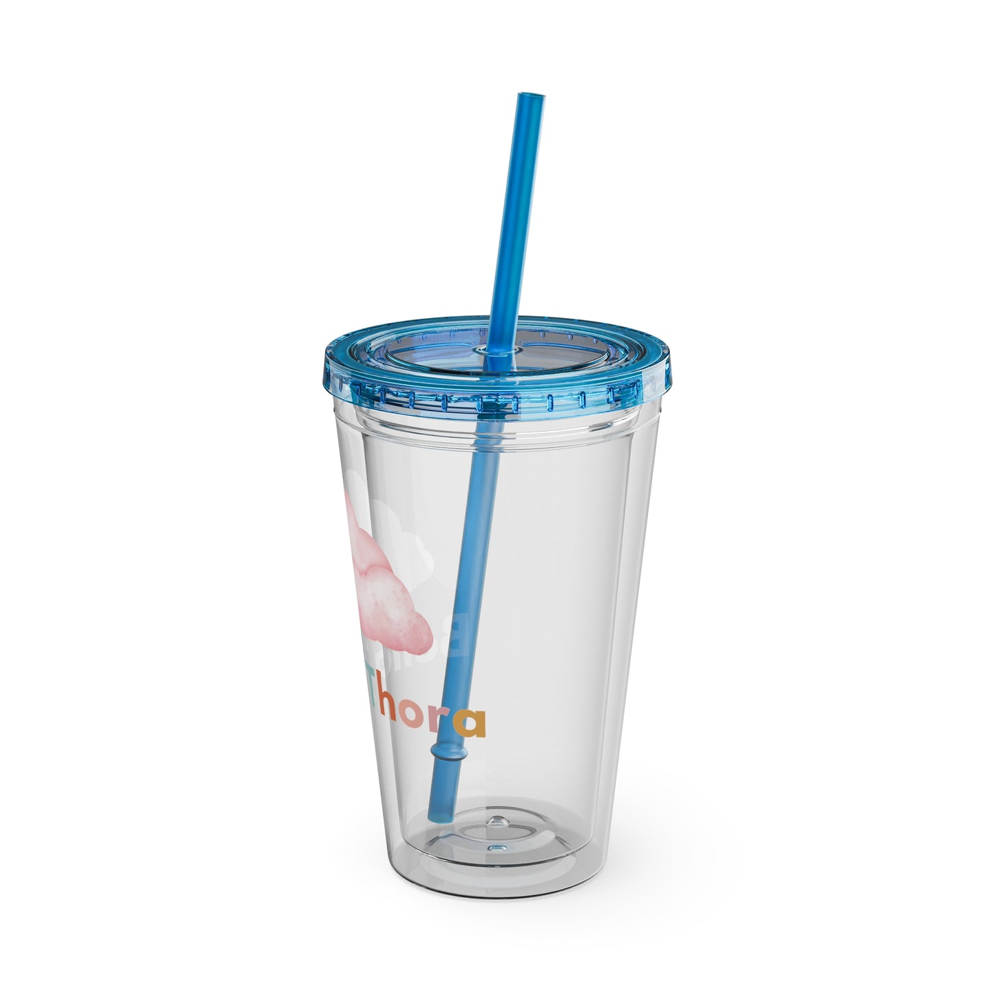 ☁️⚡ 16oz BELLA THORA LOGO TUMBLER – WHERE SWEET MEETS STRONG ⚡☁️