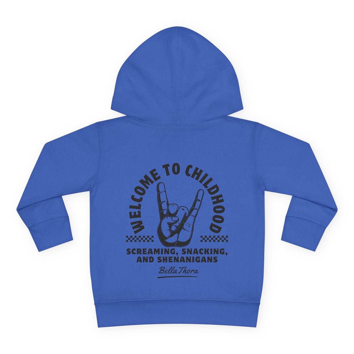 👶 WELCOME TO CHILDHOOD Toddler Pullover Hoodie-Hang Loose!