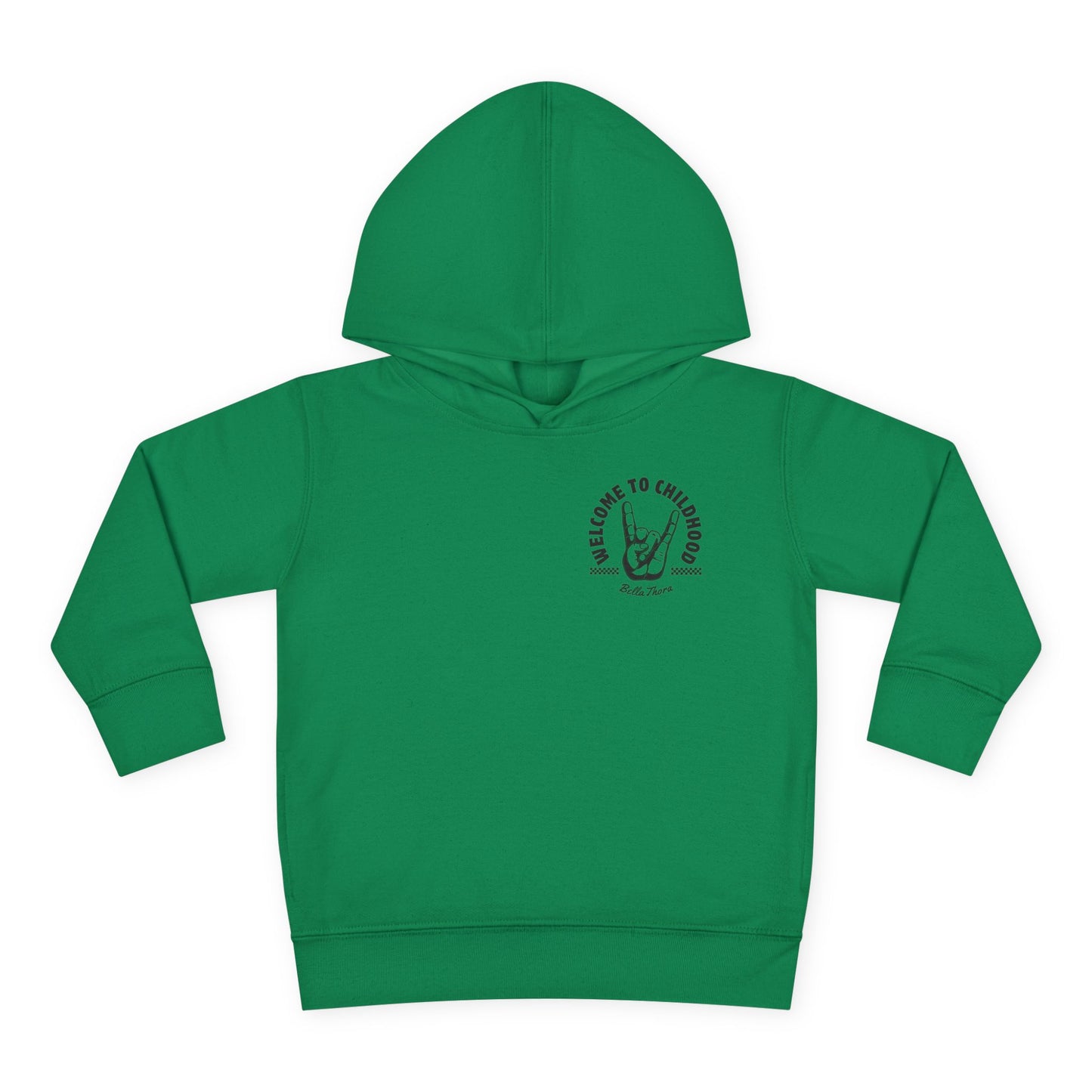 👶 WELCOME TO CHILDHOOD Toddler Pullover Hoodie-Hang Loose!