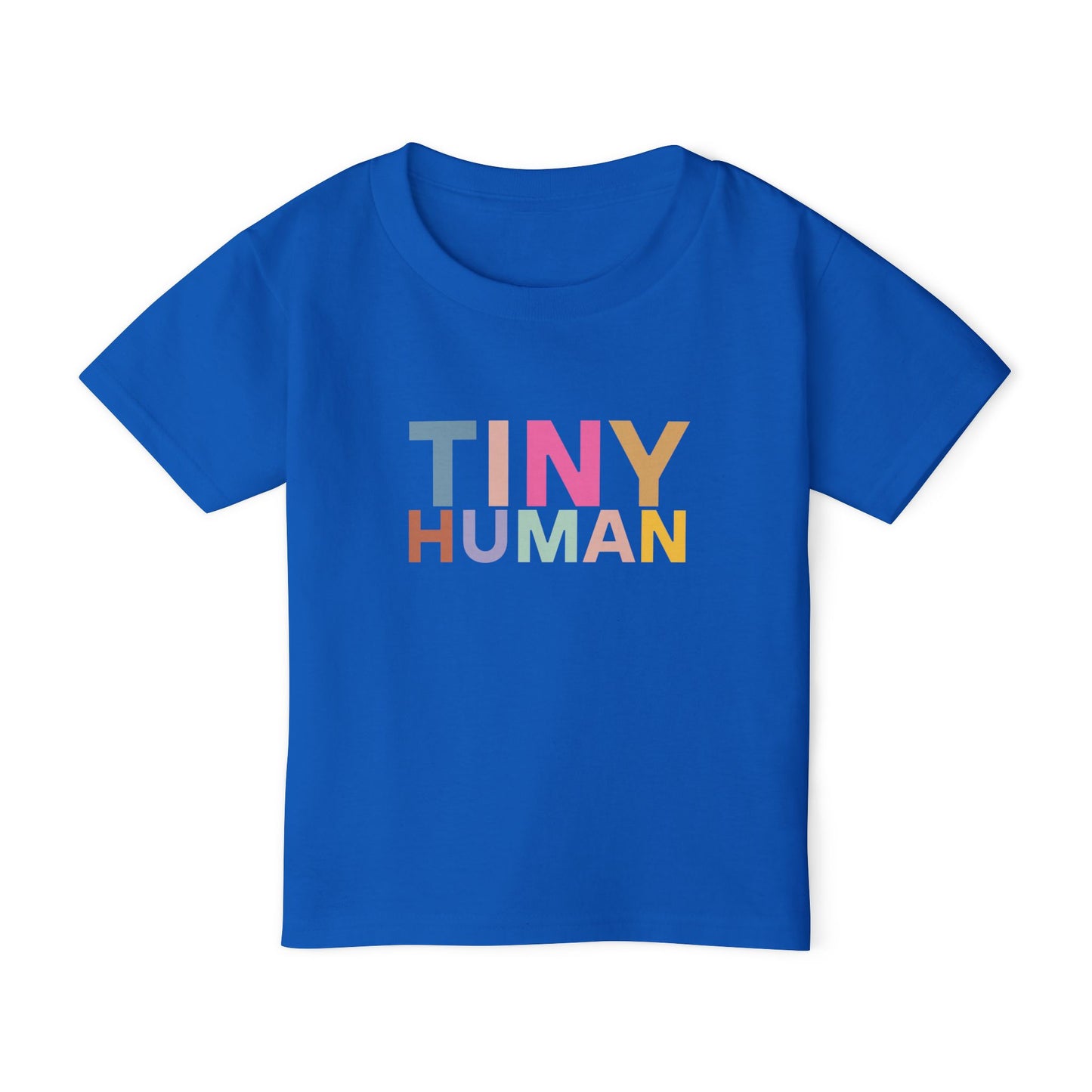 "Tiny Human" Toddler Tee – Small But Mighty, Full of Personality!