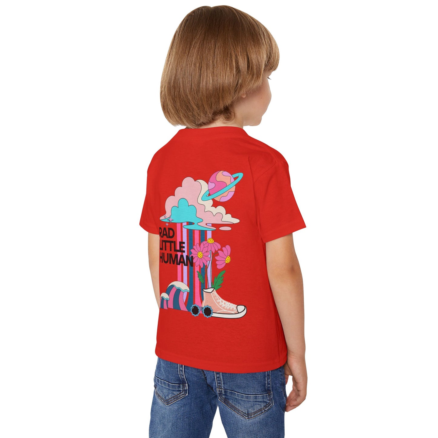 🌸✨ RAD LITTLE HUMAN – FOR THE FREE SPIRITED, WILD-HEARTED KIDDO! ✨🌸- Cute Toddler T-Shirt