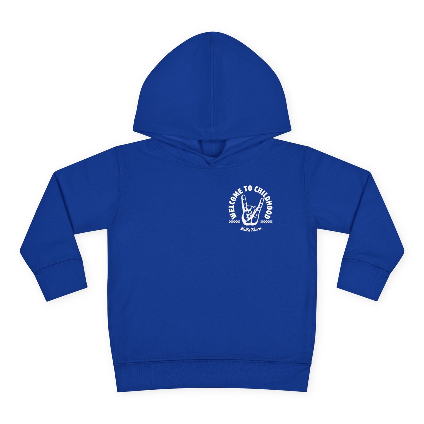 👶 WELCOME TO CHILDHOOD Toddler Pullover Hoodie-Hang Loose!
