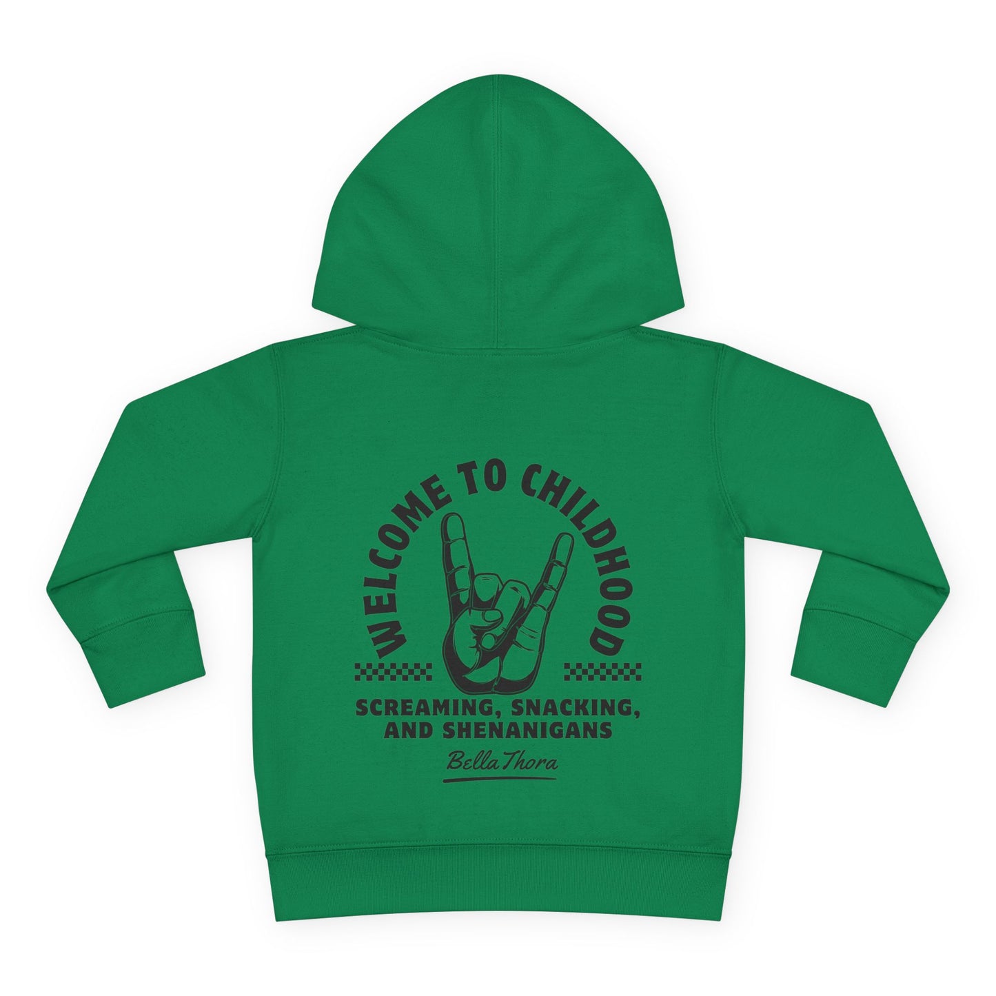 👶 WELCOME TO CHILDHOOD Toddler Pullover Hoodie-Hang Loose!