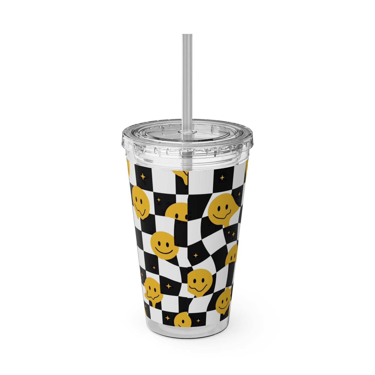 🖤⚡ MAMMA’S TROUBLE MAKER 16 OZ STRAW TUMBLER – CHAOS WITH A SMILE ⚡🖤