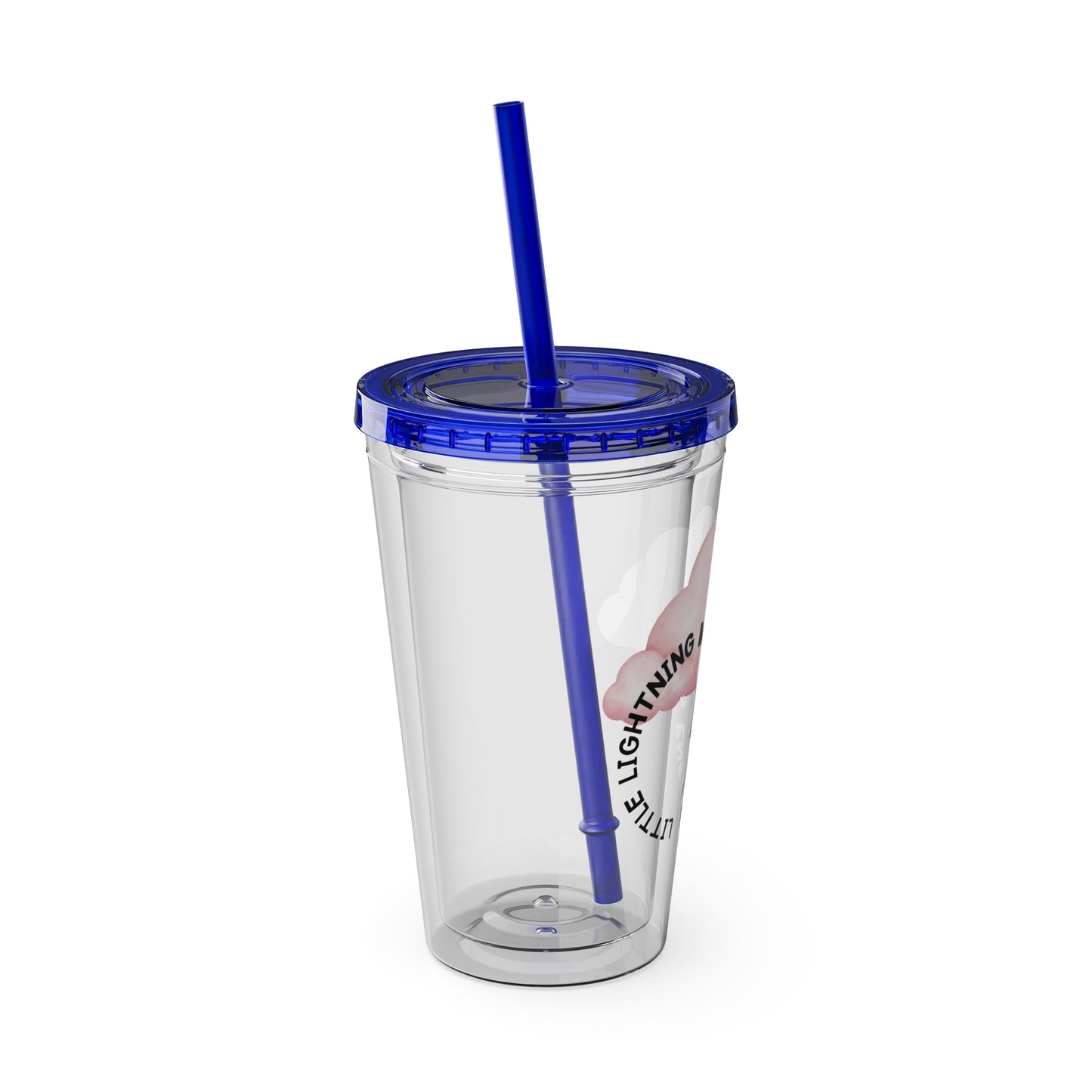 ⚡☁️ 16OZ LIGHTNING BOLT, BABY – TUMBLER WITH STRAW☁️⚡