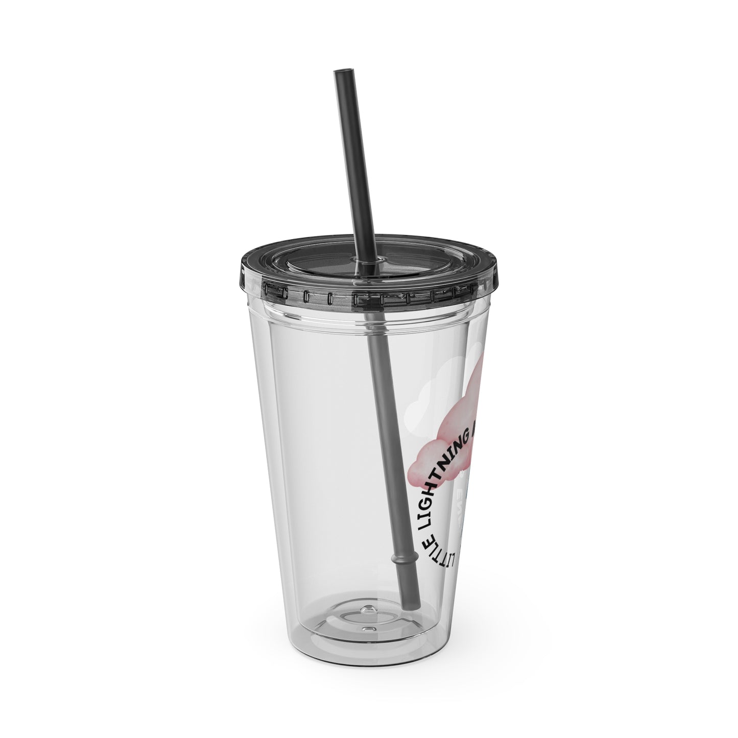 ⚡☁️ 16OZ LIGHTNING BOLT, BABY – TUMBLER WITH STRAW☁️⚡